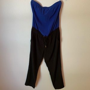 Blue and Black Express Jumpsuit - Women’s XS